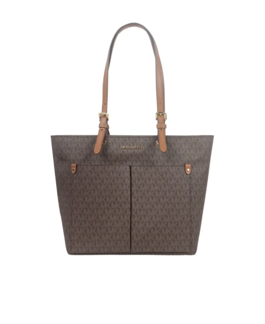 Jet Set Medium Logo Pocket Tote