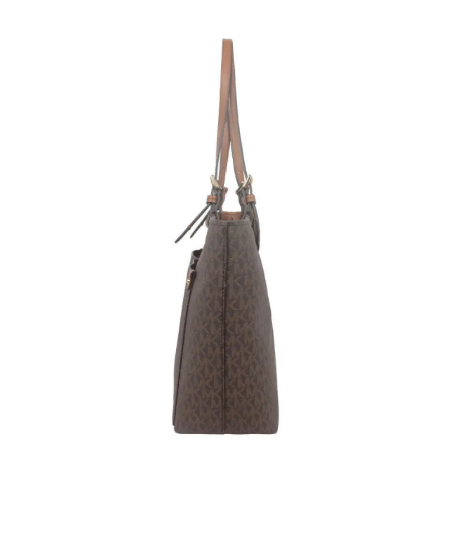 Jet Set Medium Logo Pocket Tote