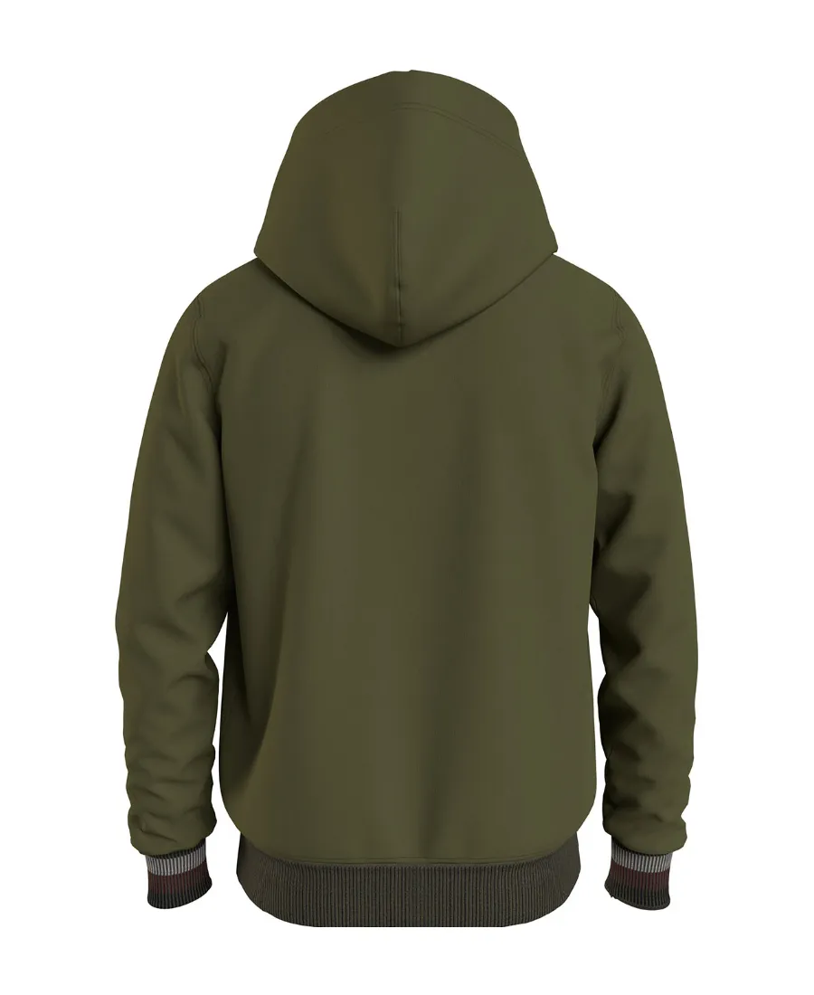 Embroidered-Logo Hoodie