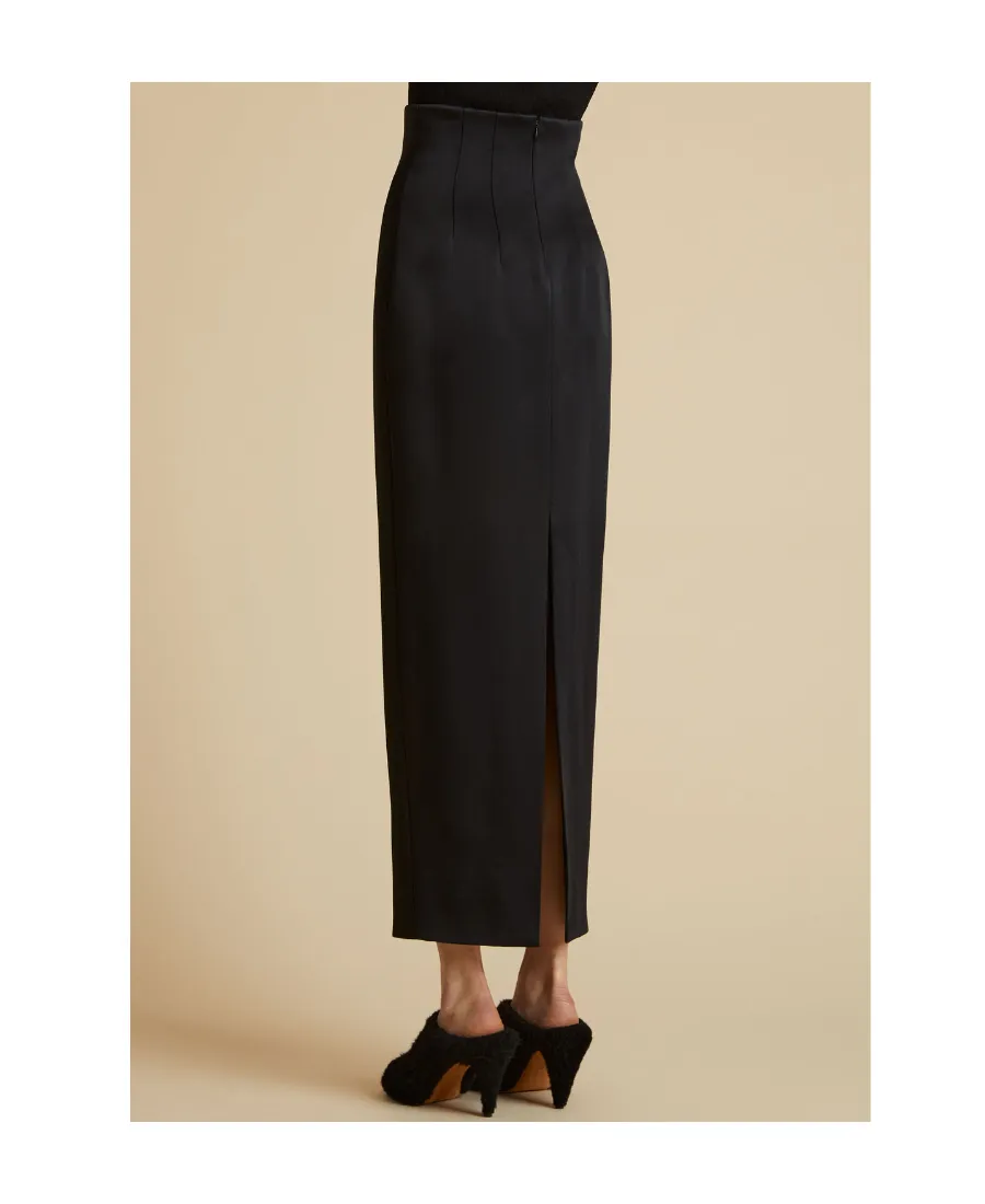 Khaite The Loxley High-Waisted Skirt