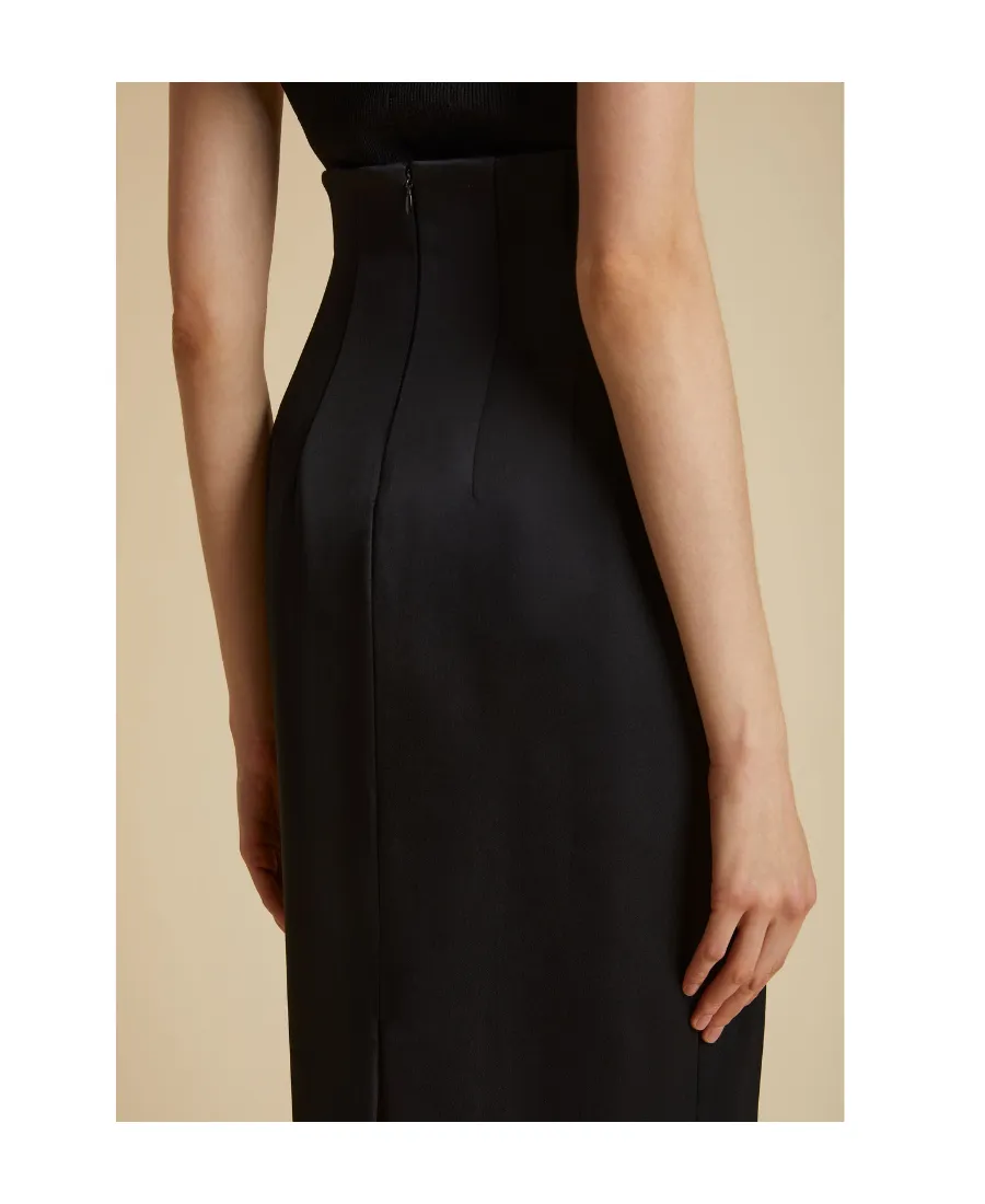 Khaite The Loxley High-Waisted Skirt