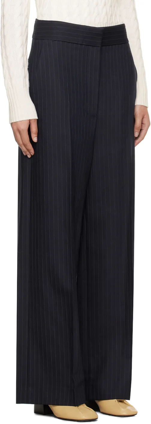 Khaite The Banton Striped Pants