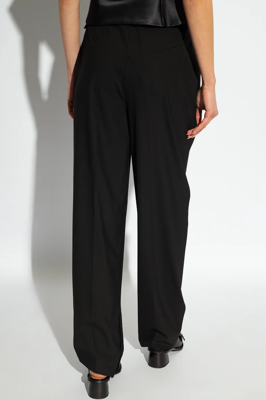 Front Pleated Casual Pants