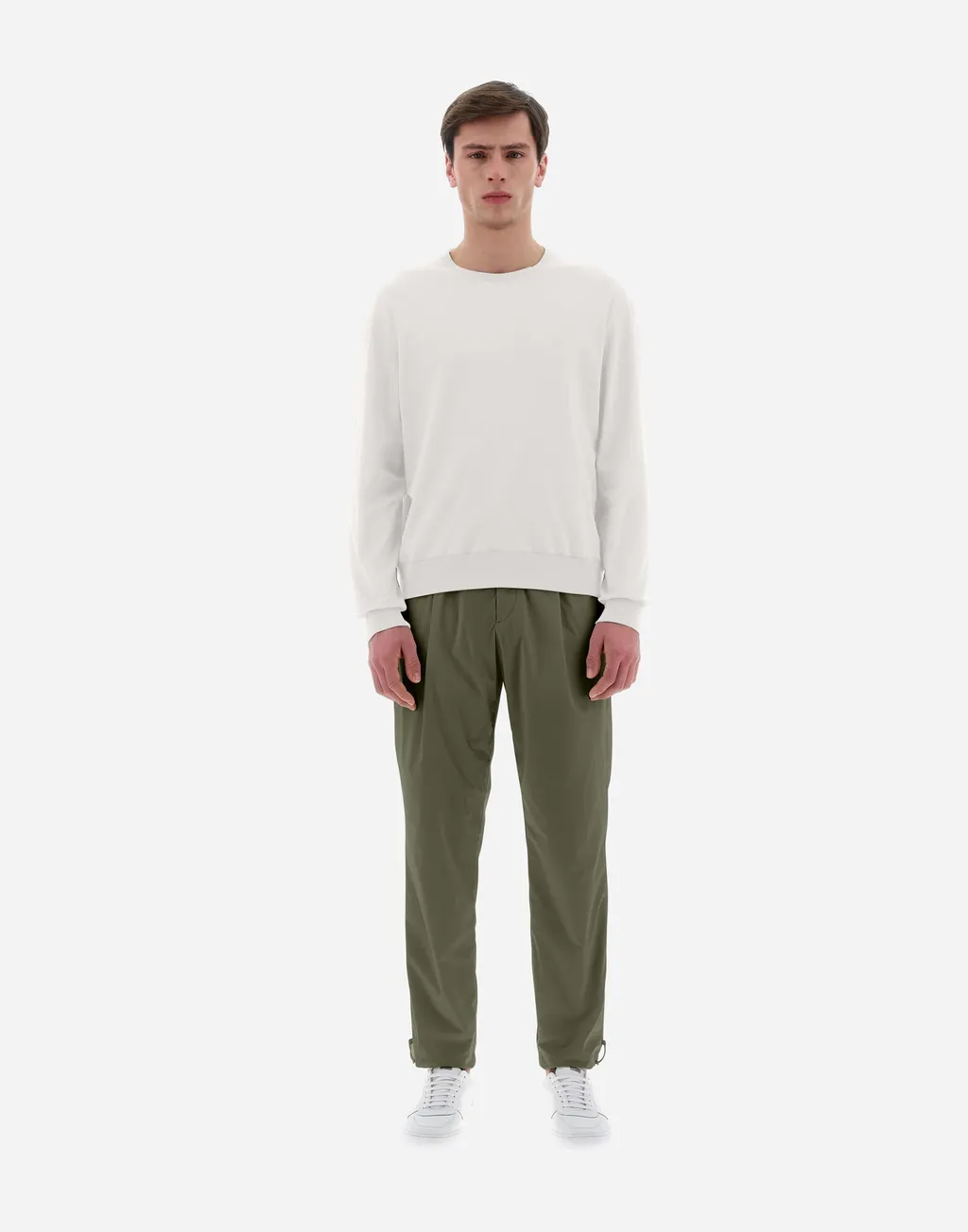 Herno Logo Detailed Crewneck Sweatshirt