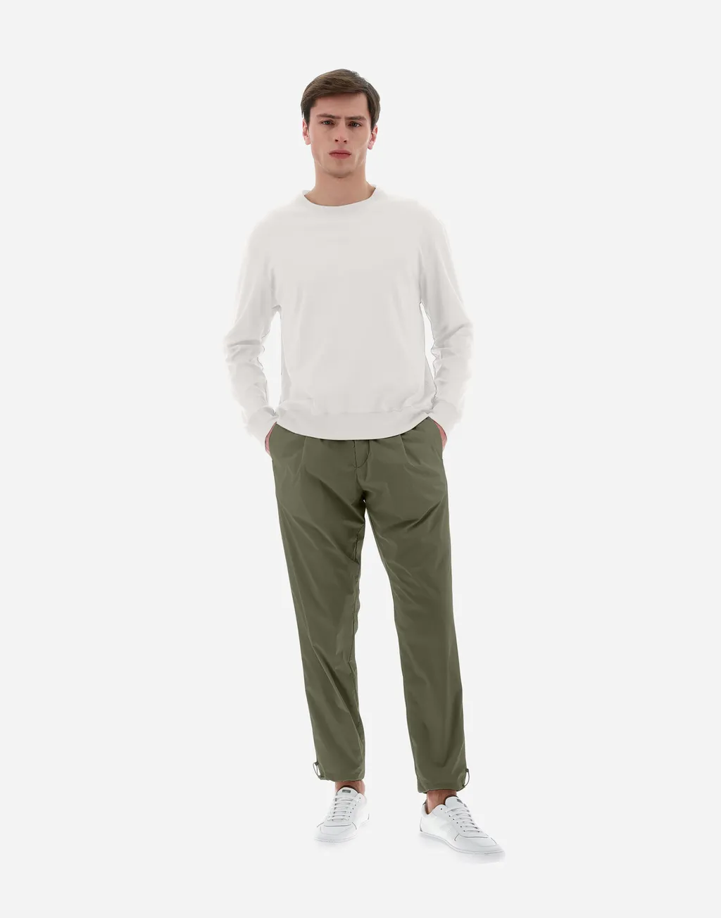 Herno Logo Detailed Crewneck Sweatshirt