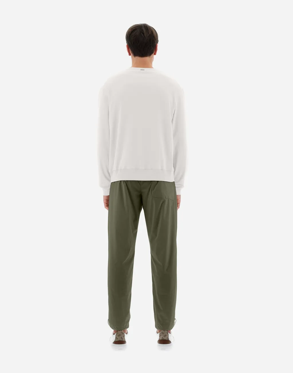 Herno Logo Detailed Crewneck Sweatshirt