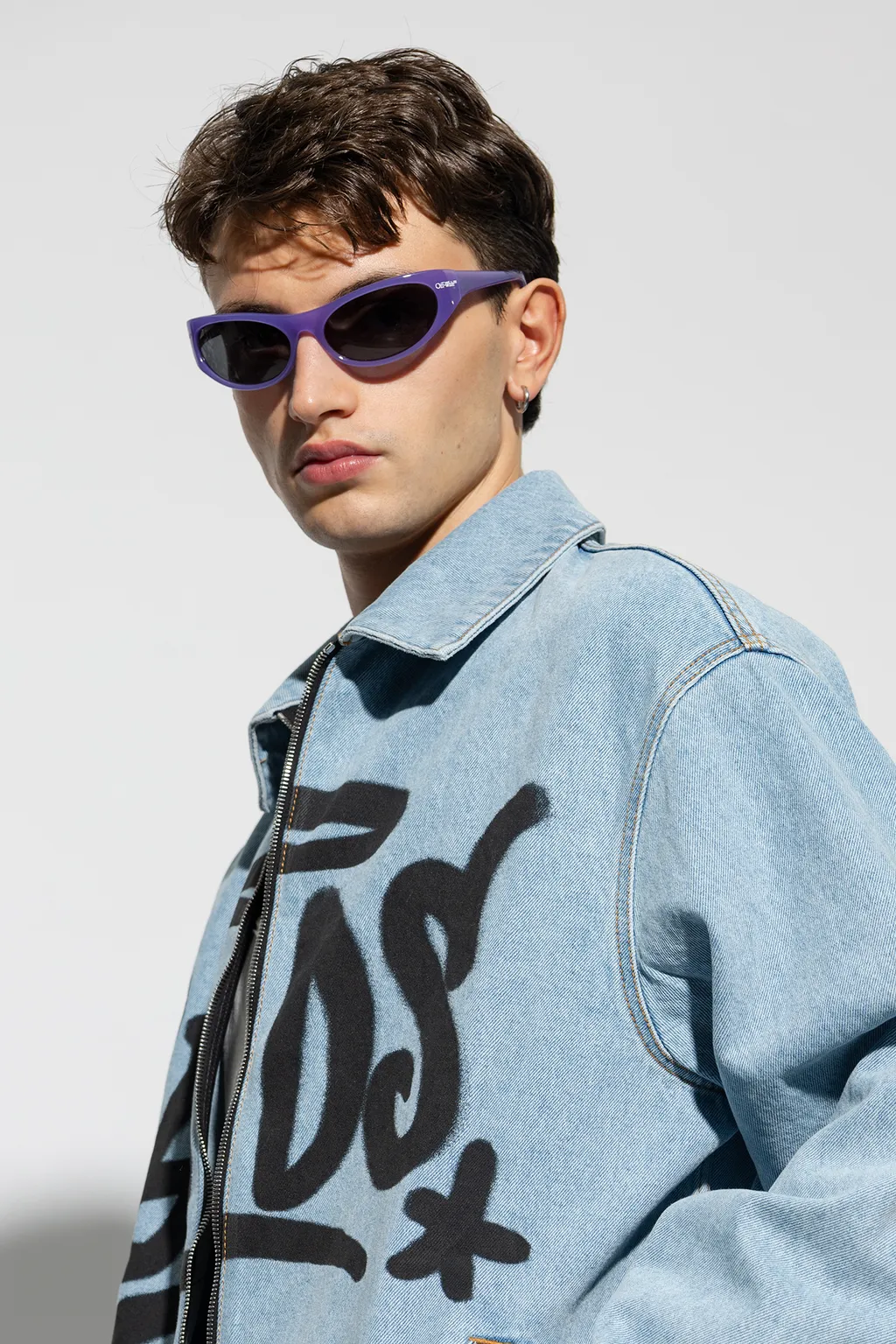Off-White Napoli Oval Frame Sunglasses