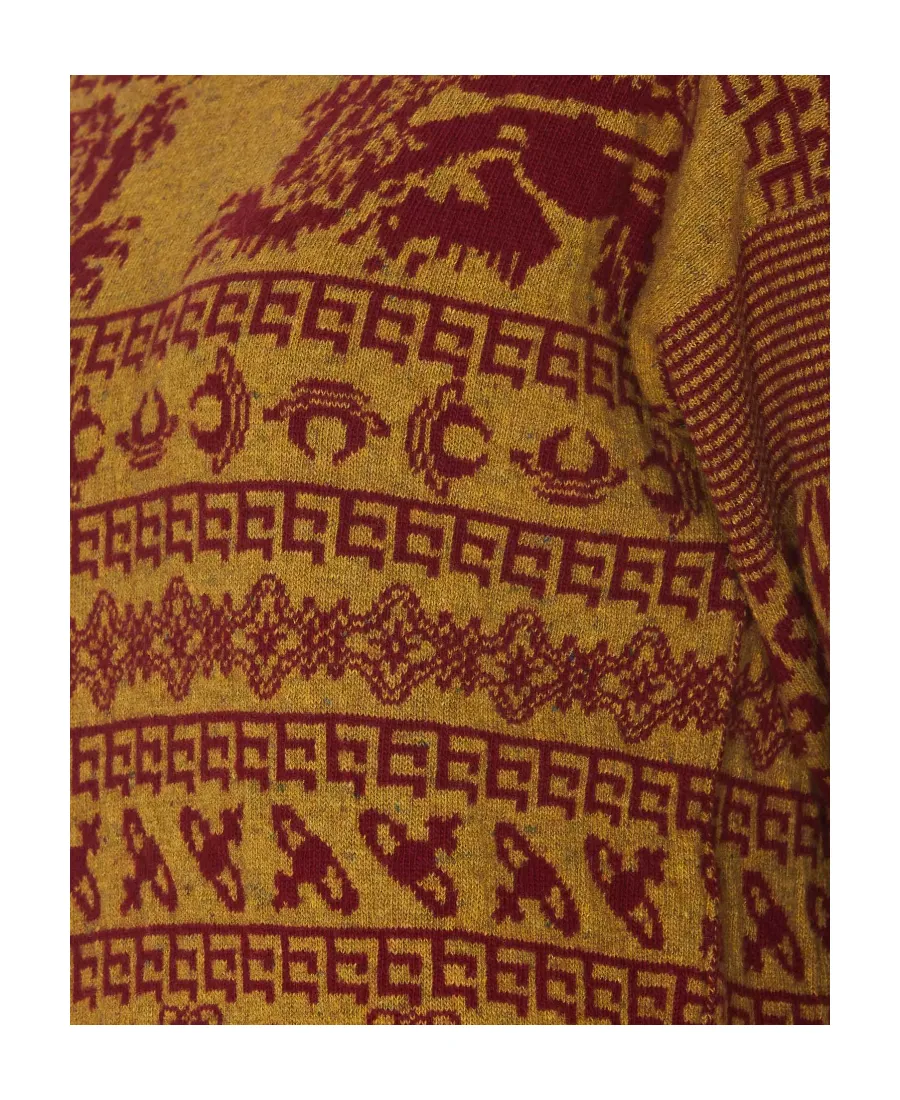 Vivienne Westwood Pattern Intarsia-Knit Crewneck Jumper