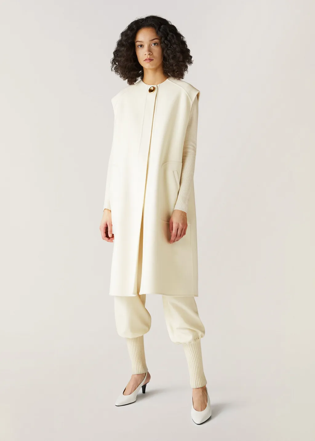 Long Cashmere Vest
