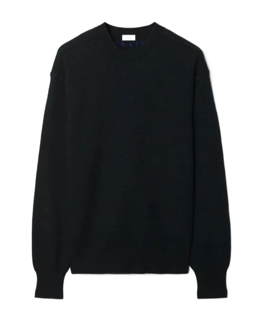 Logo-Embroidered Wool Jumper
