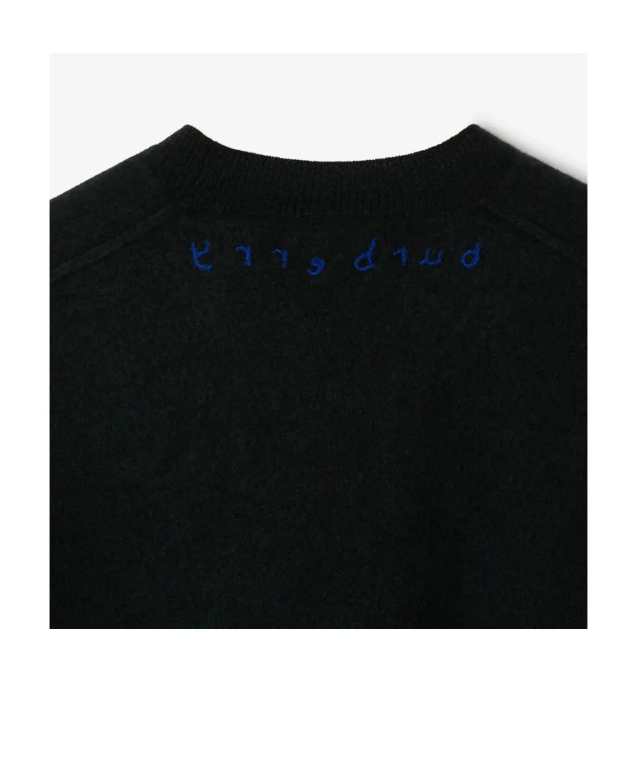 Logo-Embroidered Wool Jumper