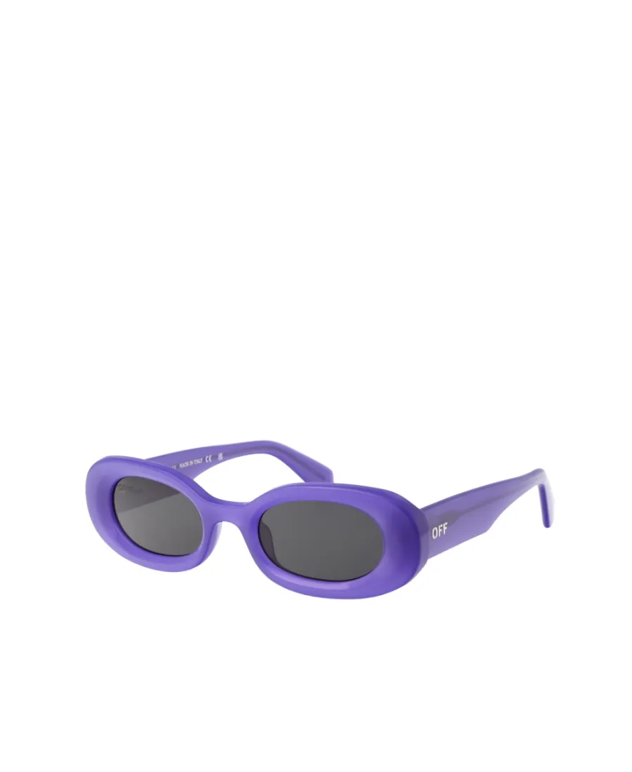 Off-White Oval Frame Sunglasses