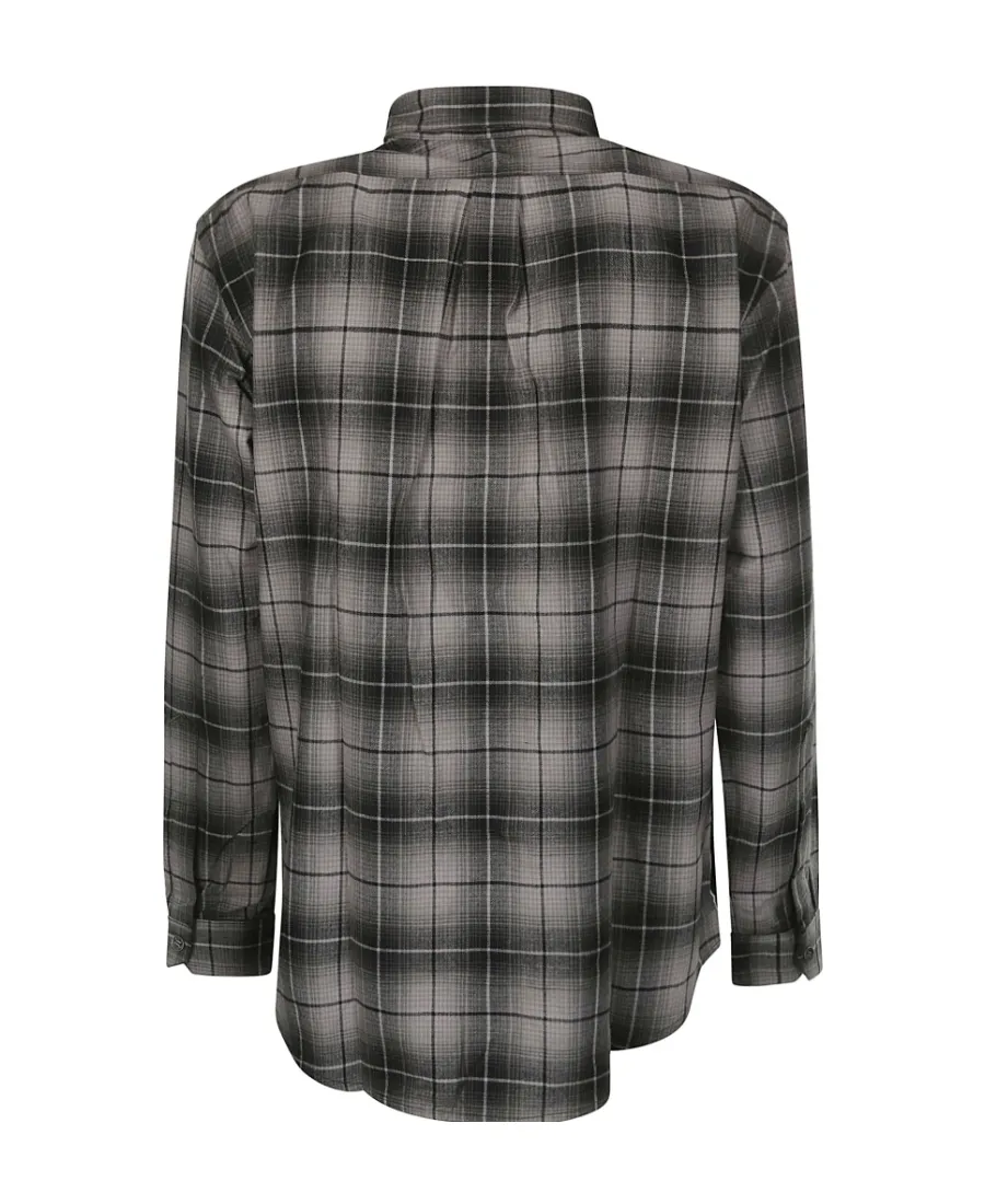 Plaid Long-Sleeved Shirt