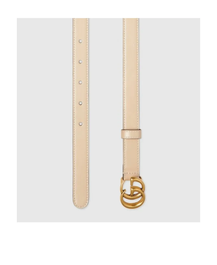 Gucci Gg Plaque Marmont Belt
