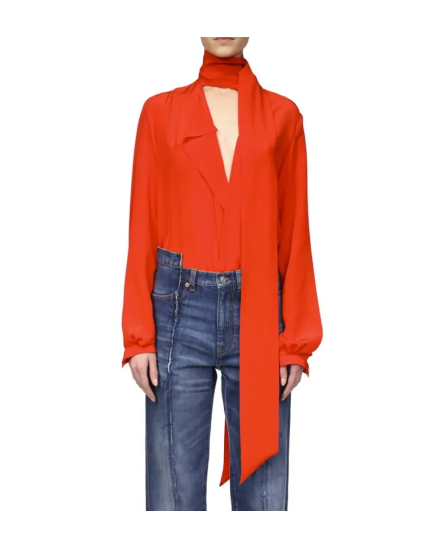 Scarf Detail Shirt