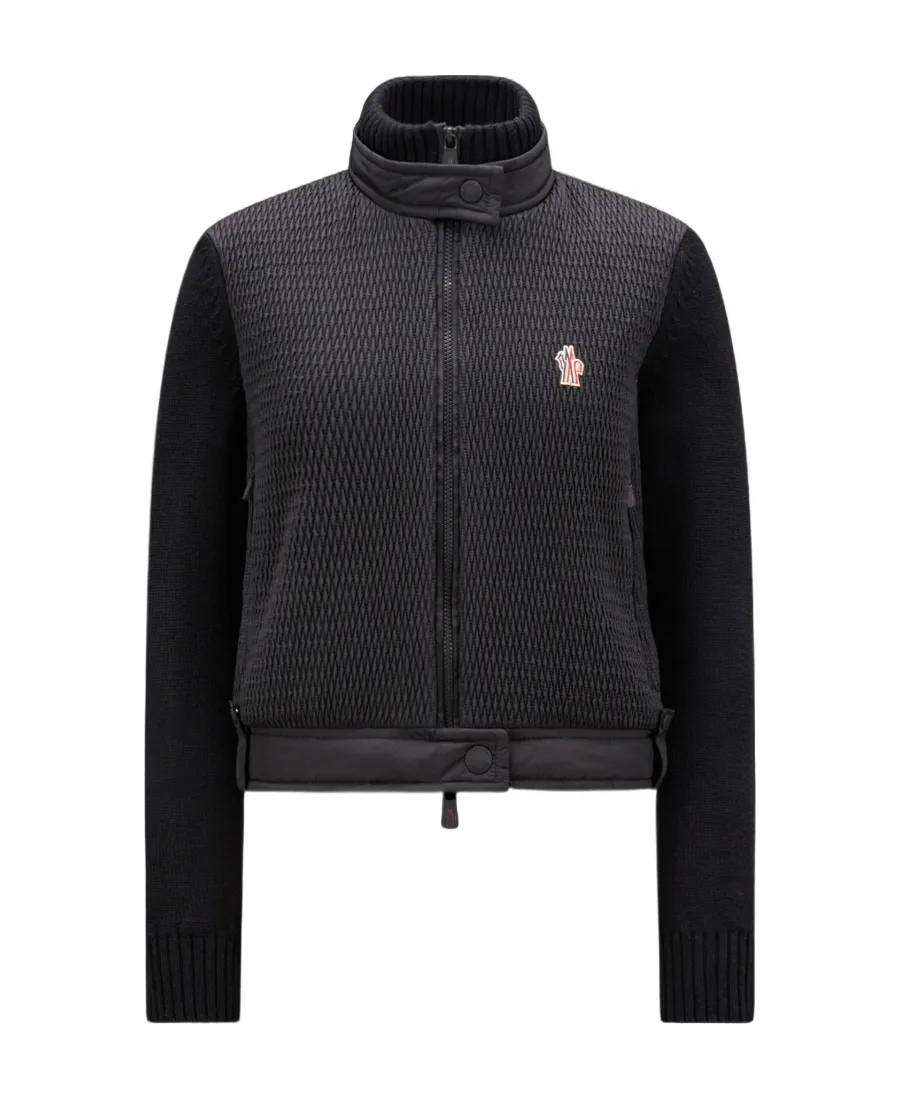 Wool Zip-Up Cardigan