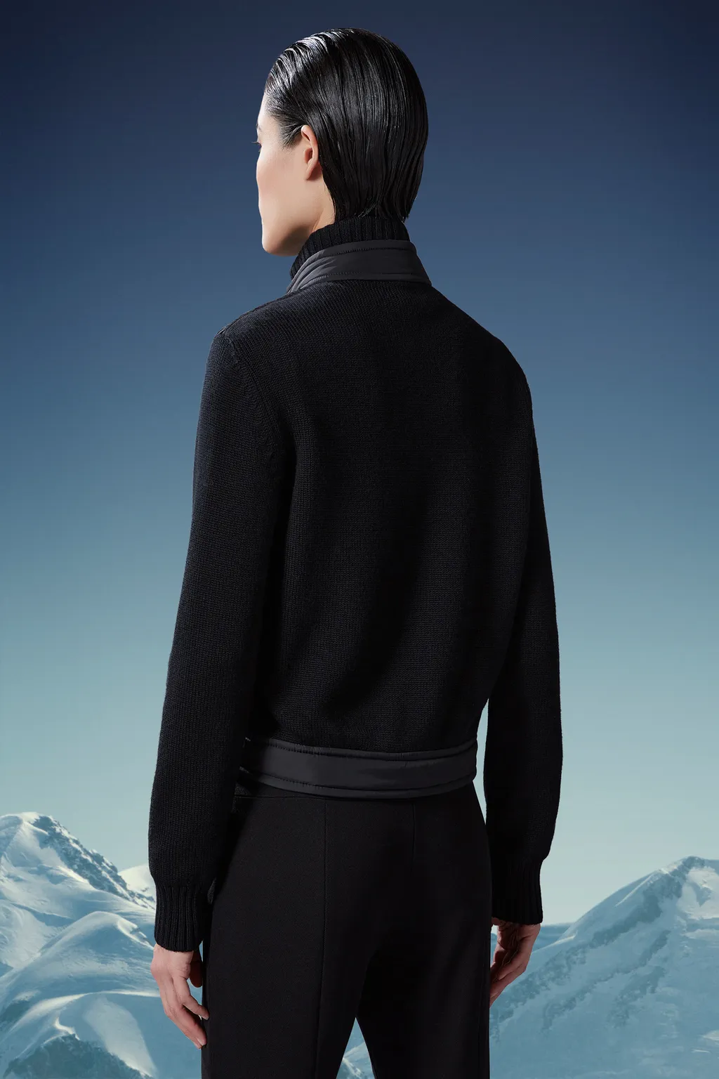 Wool Zip-Up Cardigan