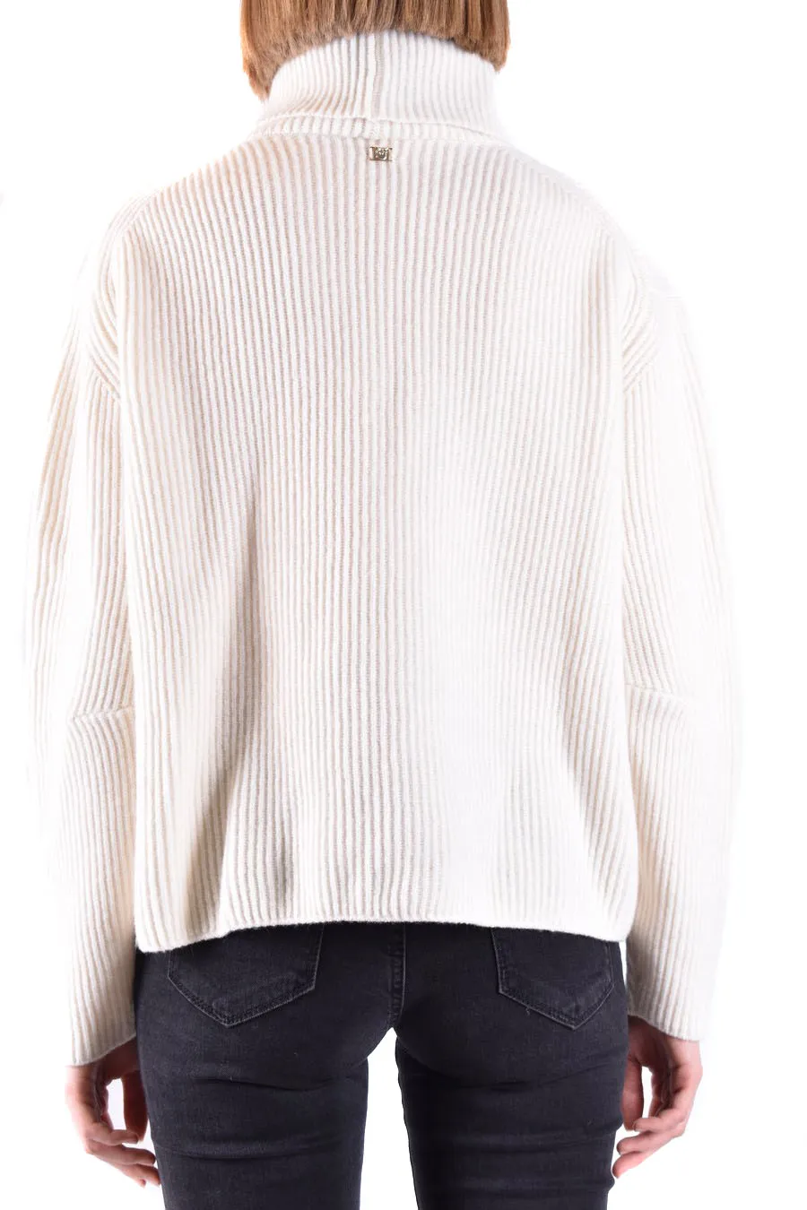 Vigogna High Neck Rib Sweater