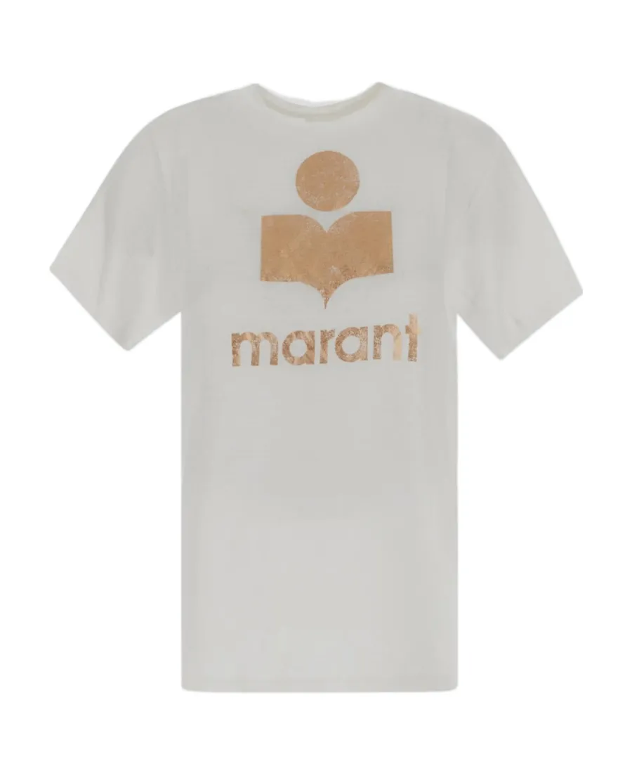 Zewel Logo-Print Linent-Shirt
