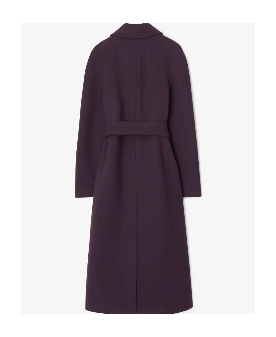 Single-Breasted Belted Wool Coat