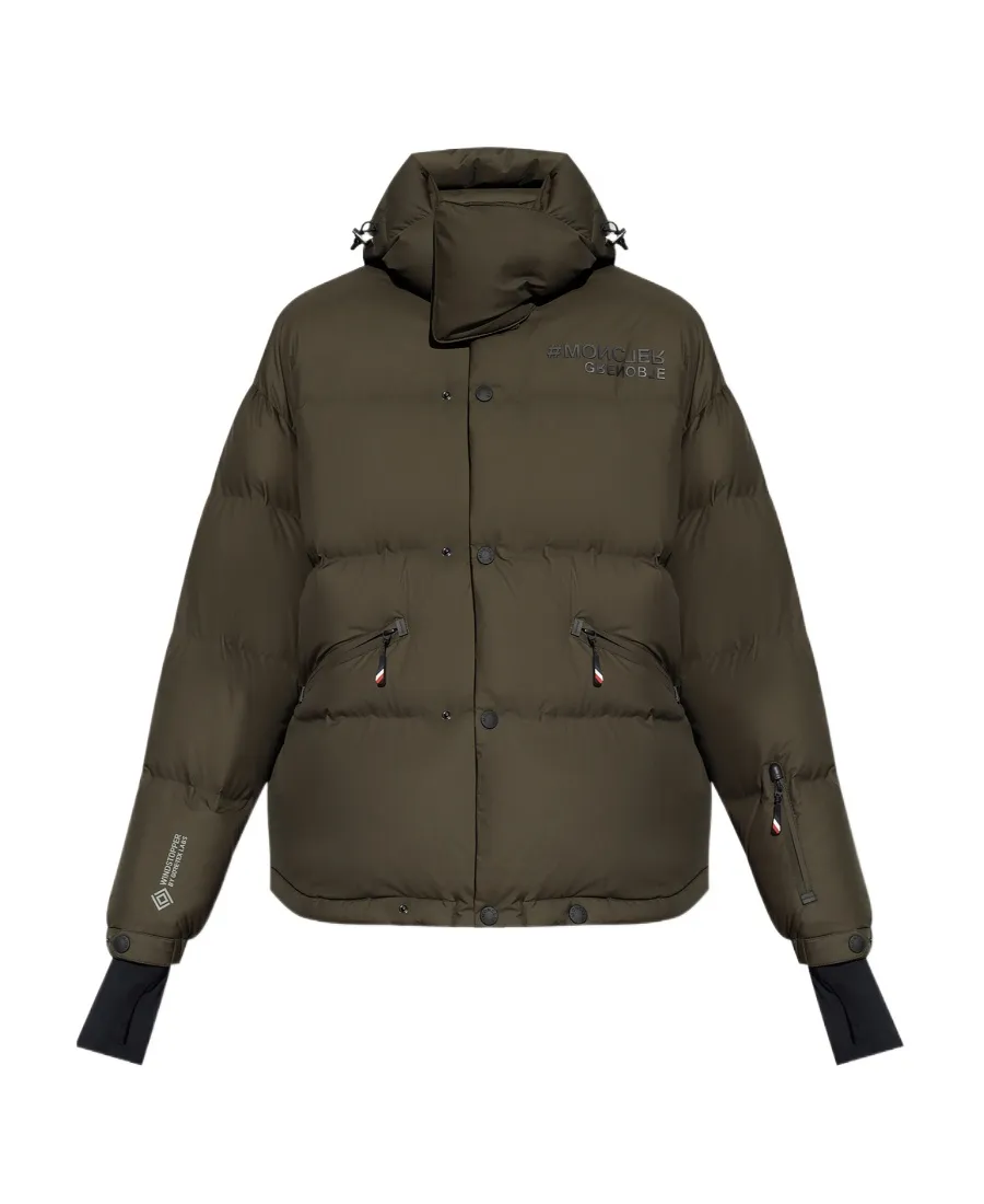 Logo-Appliqué Padded Hooded Jacket