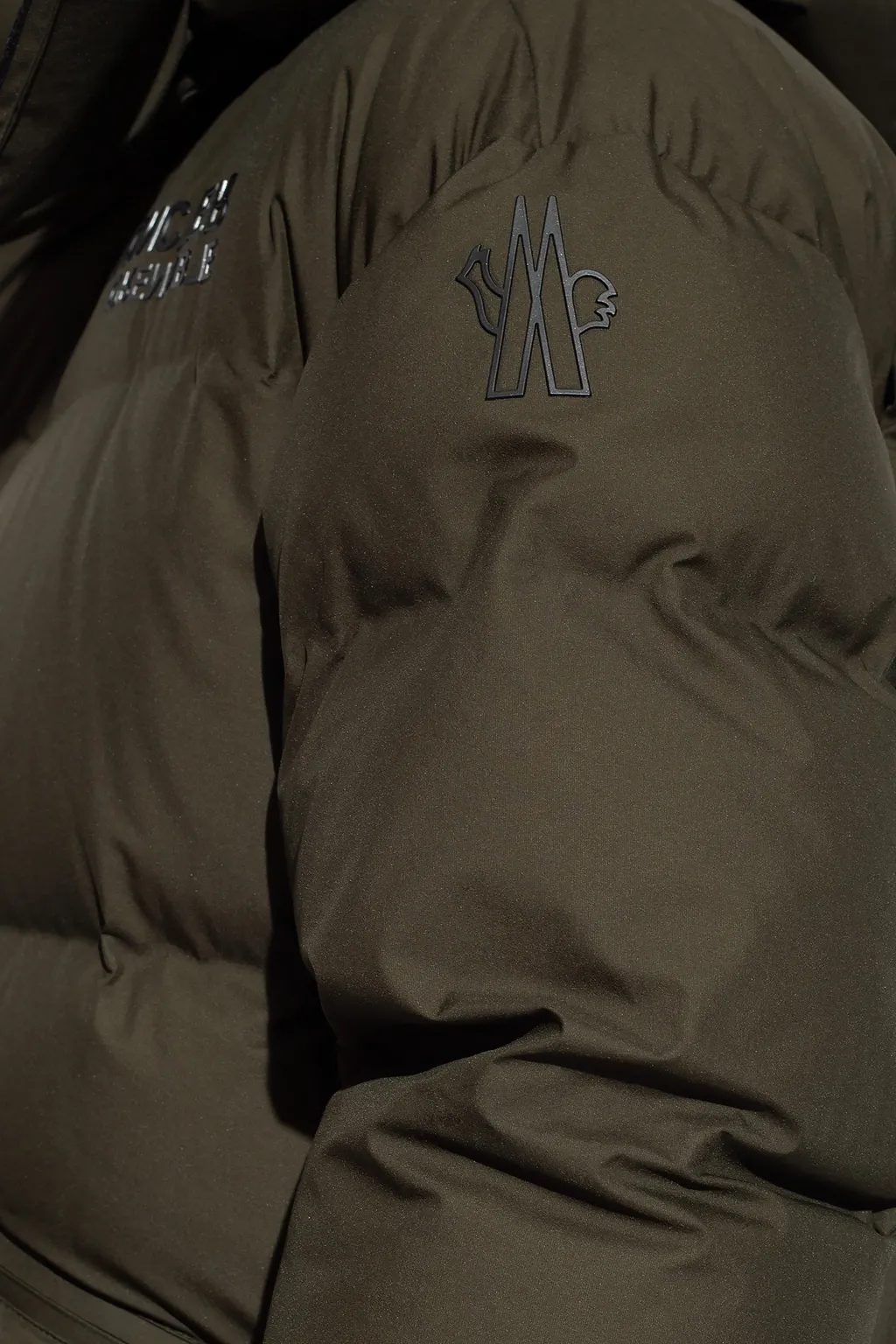 Logo-Appliqué Padded Hooded Jacket