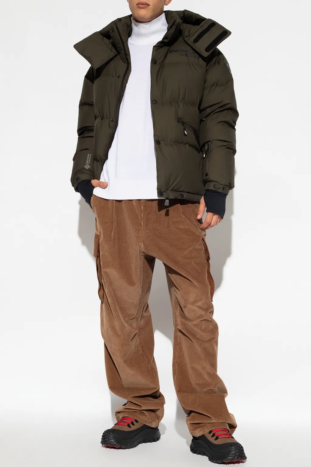 Logo-Appliqué Padded Hooded Jacket
