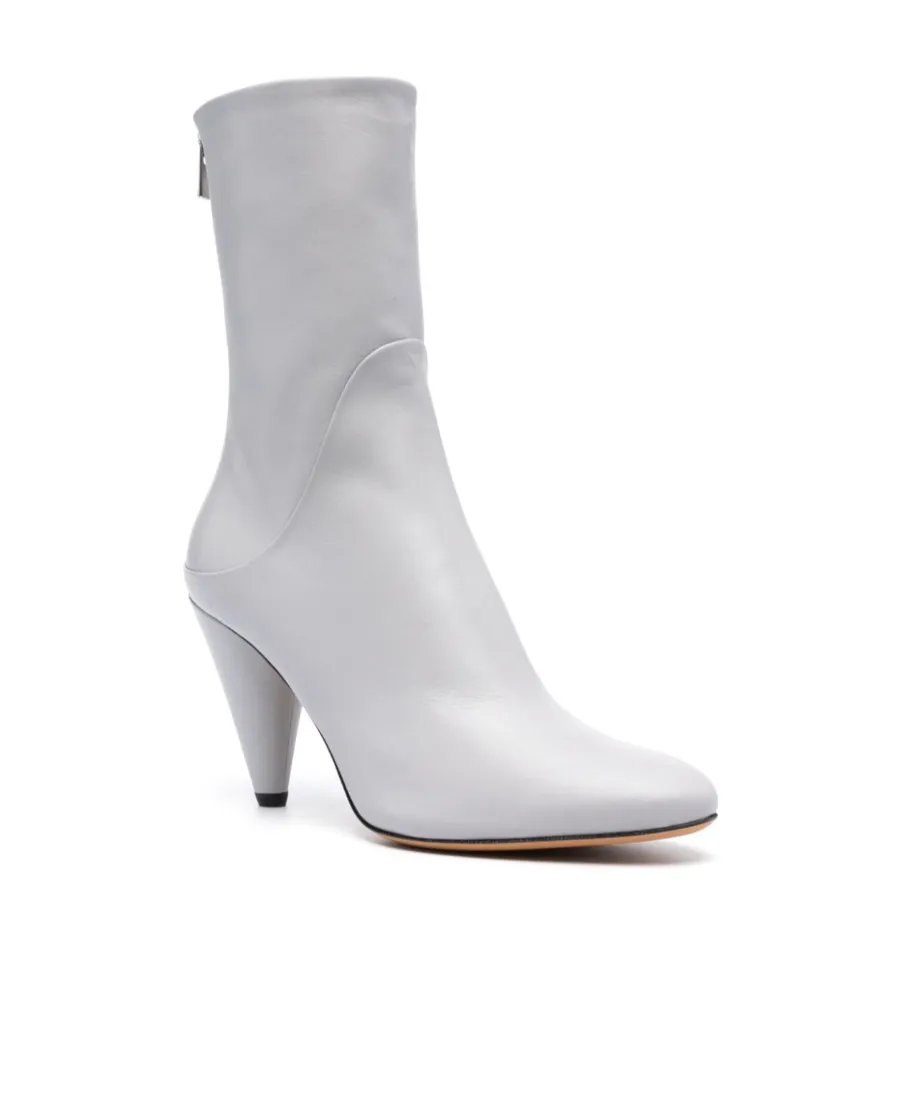 Cone 95Mm Leather Boots