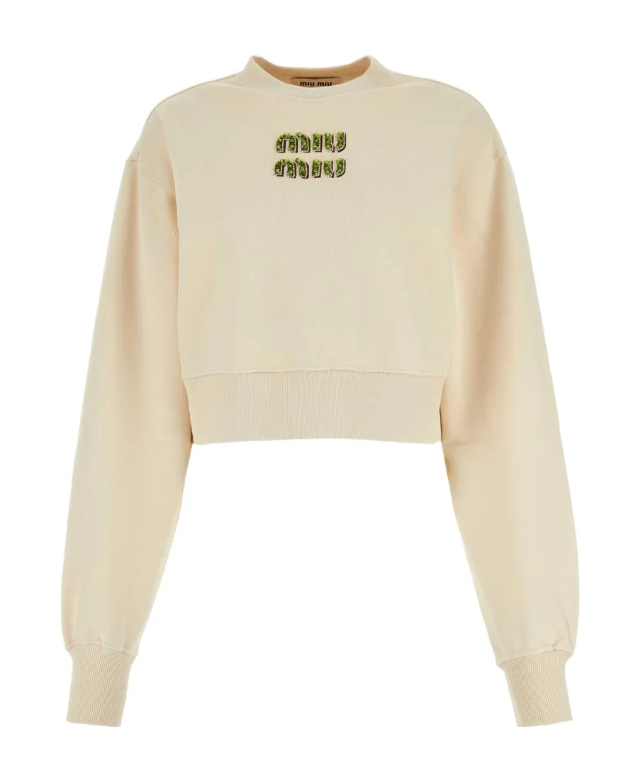 Sweatshirt With Embroidered Logo