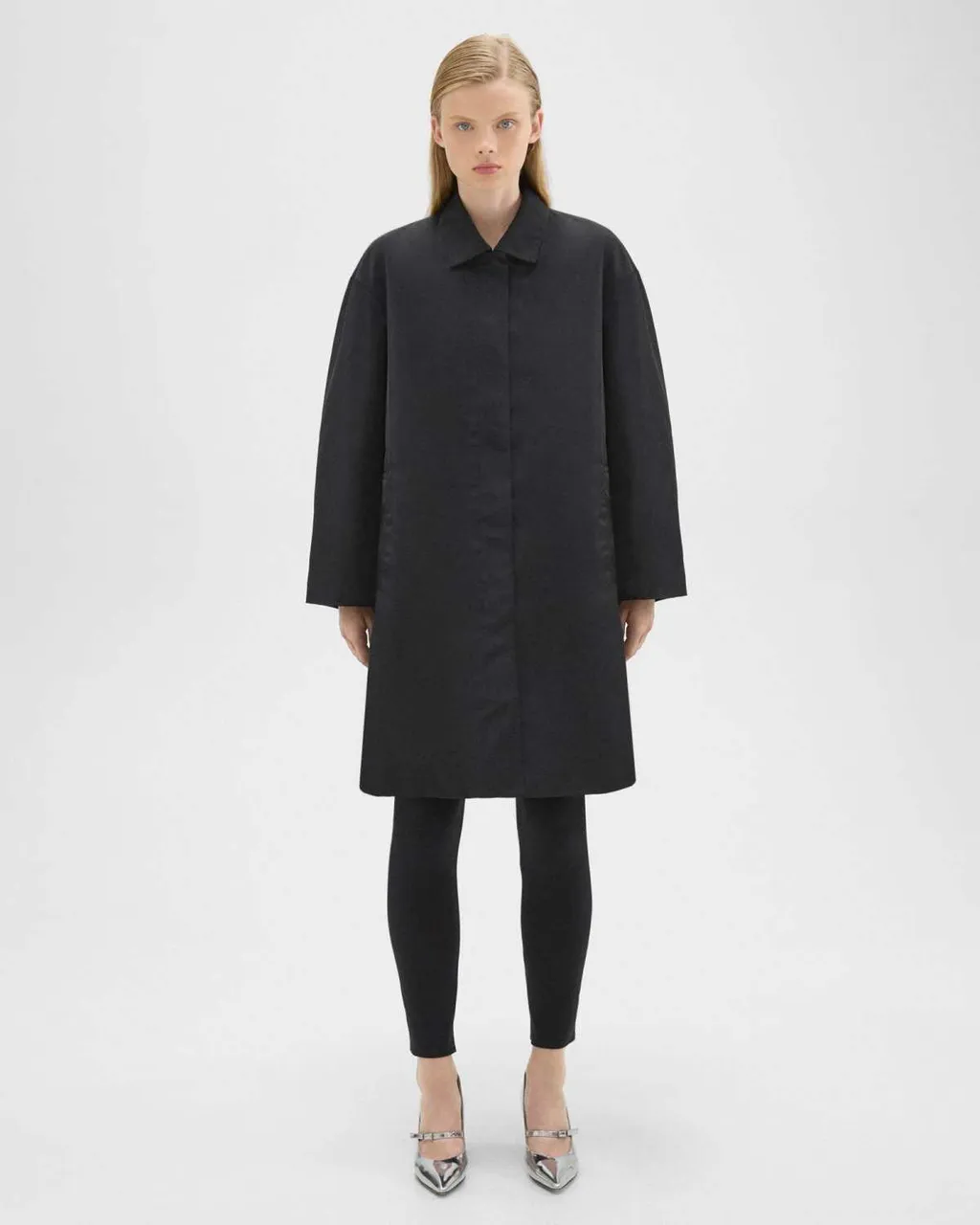 Lapel Long-Sleeved Coat