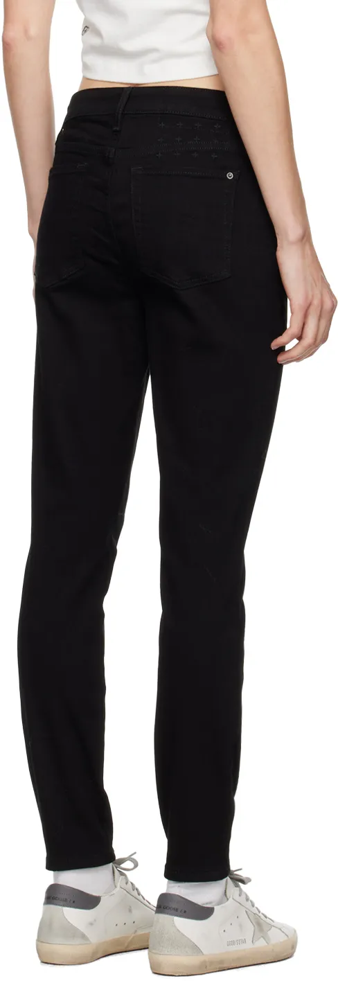 Spray On Cropped Jeans