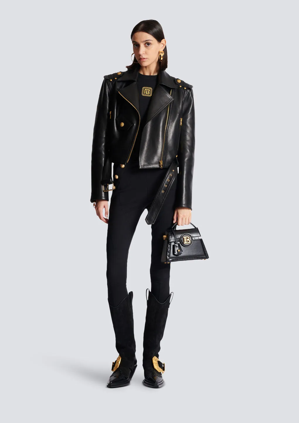 Balmain 6 Buttons Knit Leggings