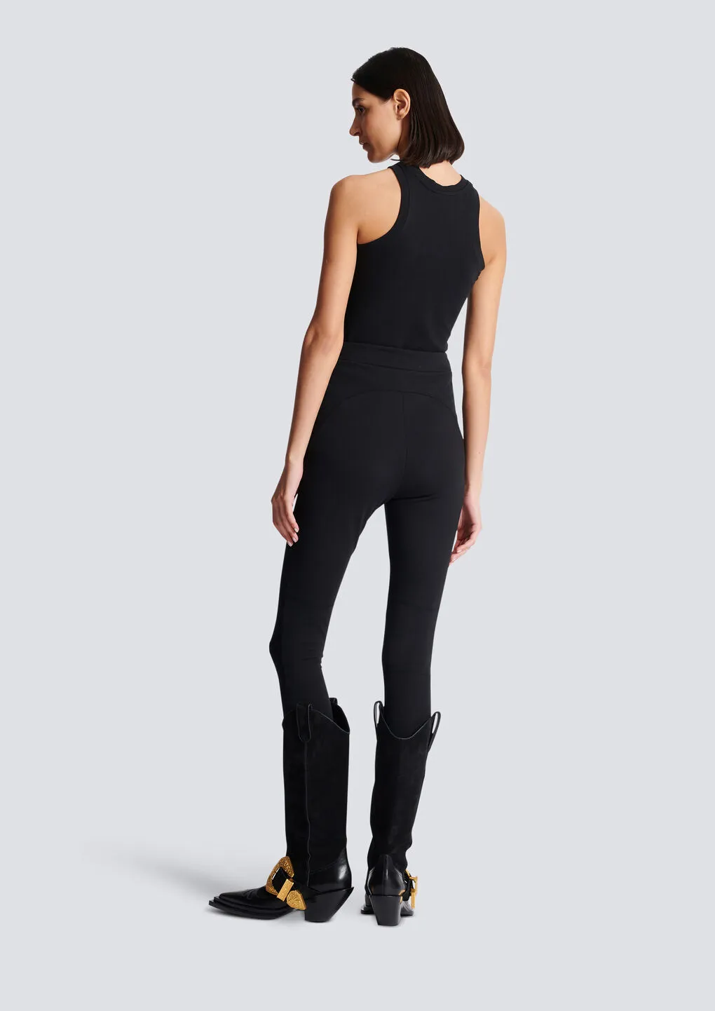 Balmain 6 Buttons Knit Leggings