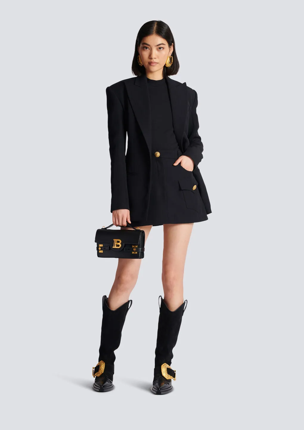 Balmain 6-Button Knit T-Shirt