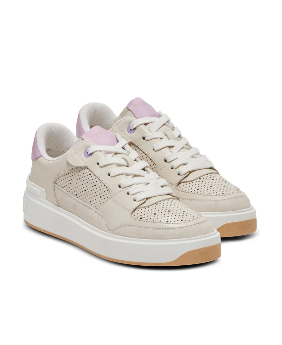 Balmain B Court Logo Patch Sneakers