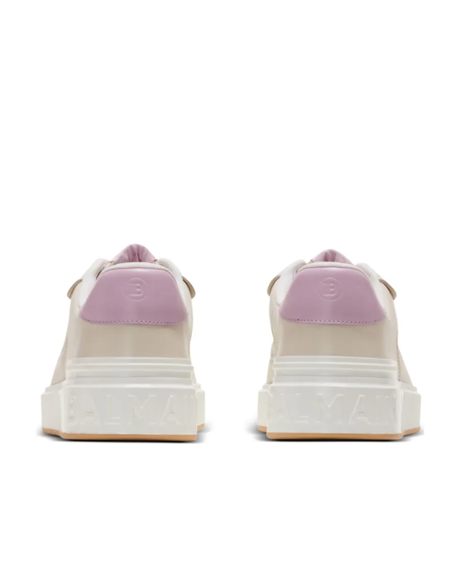 Balmain B Court Logo Patch Sneakers