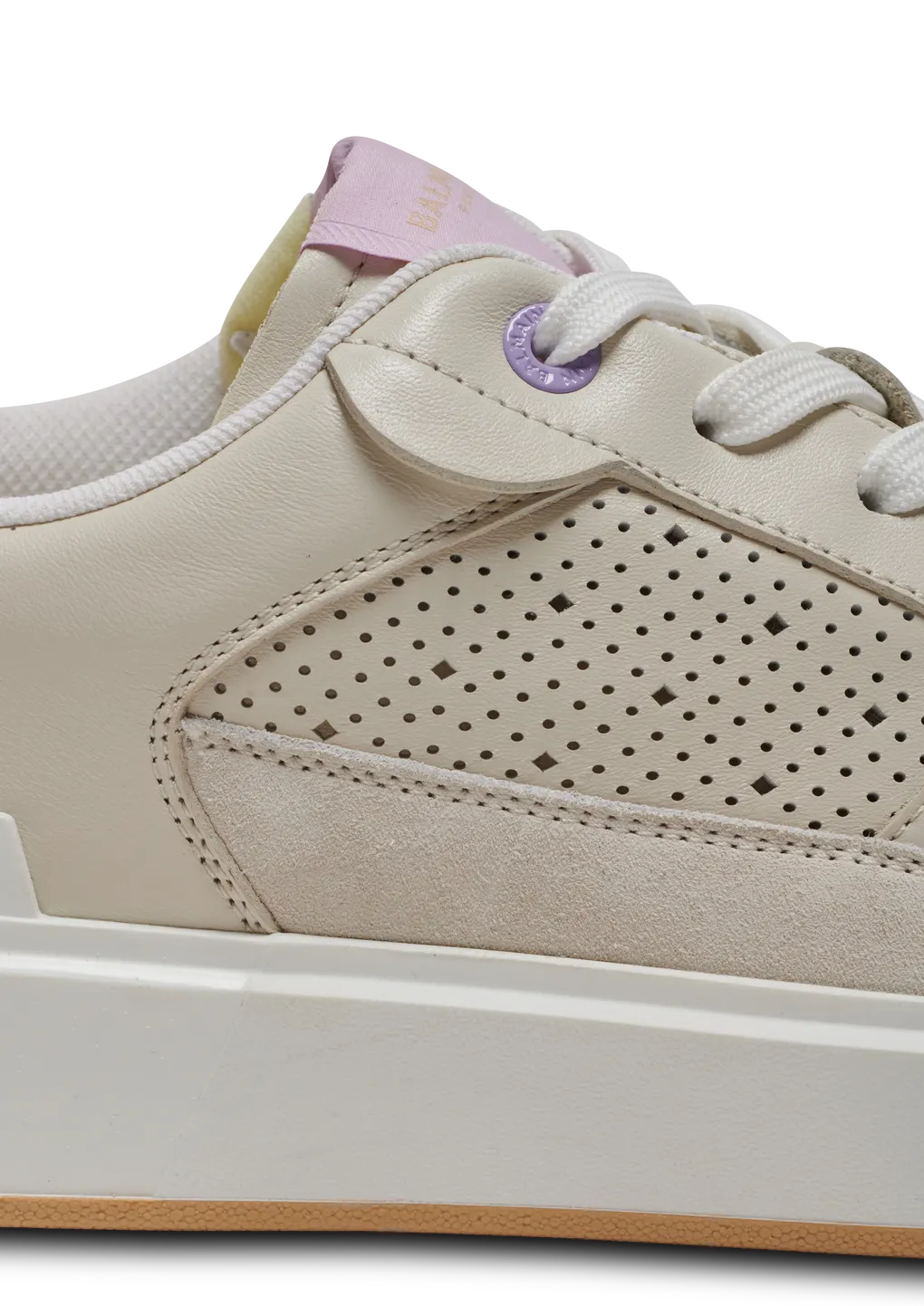 Balmain B Court Logo Patch Sneakers