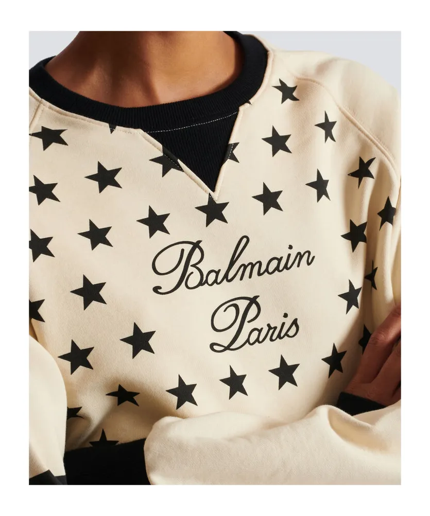 Balmain Signature Logo Crewneck Sweatshirt