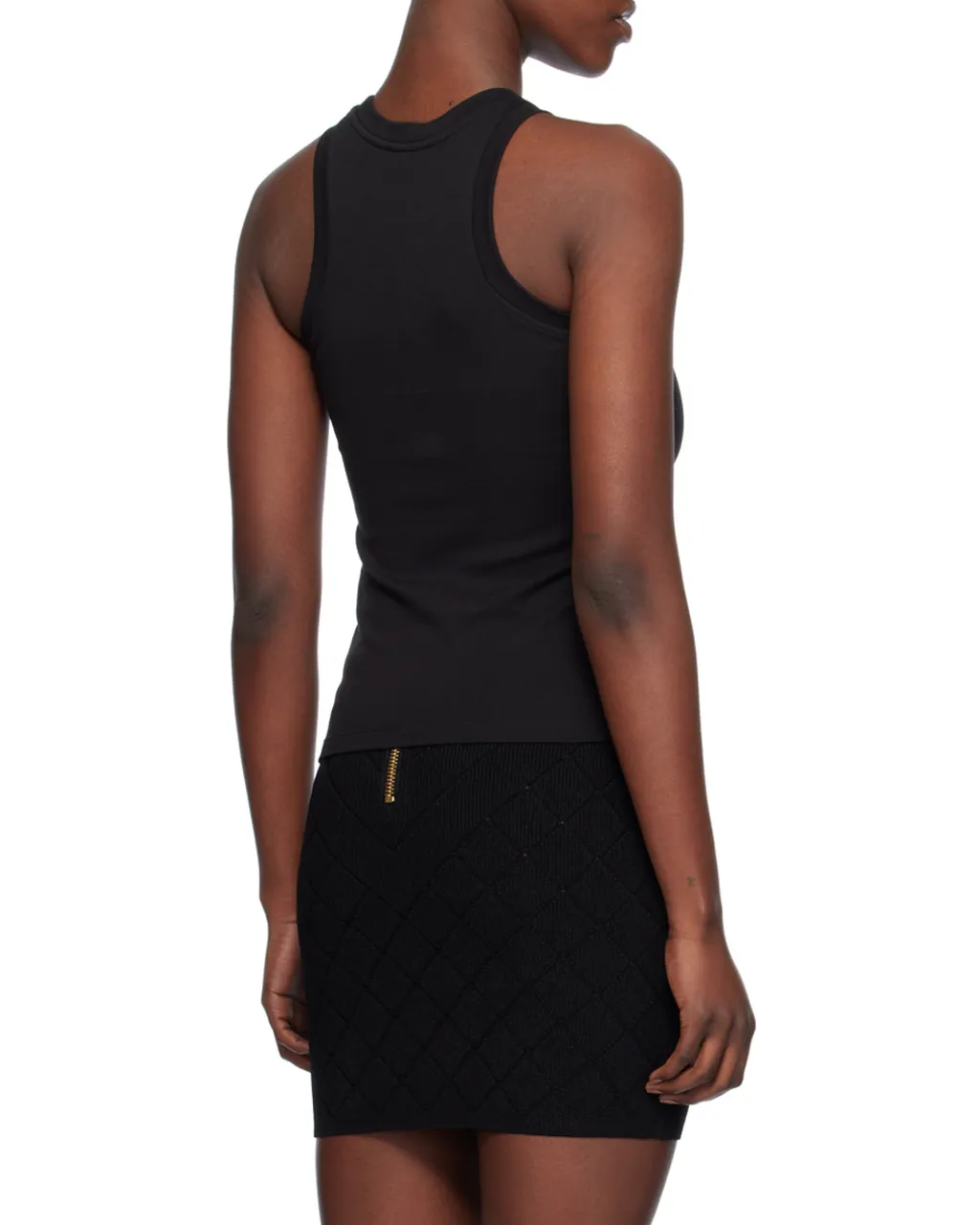Balmain Pb Embroidered Tank Top