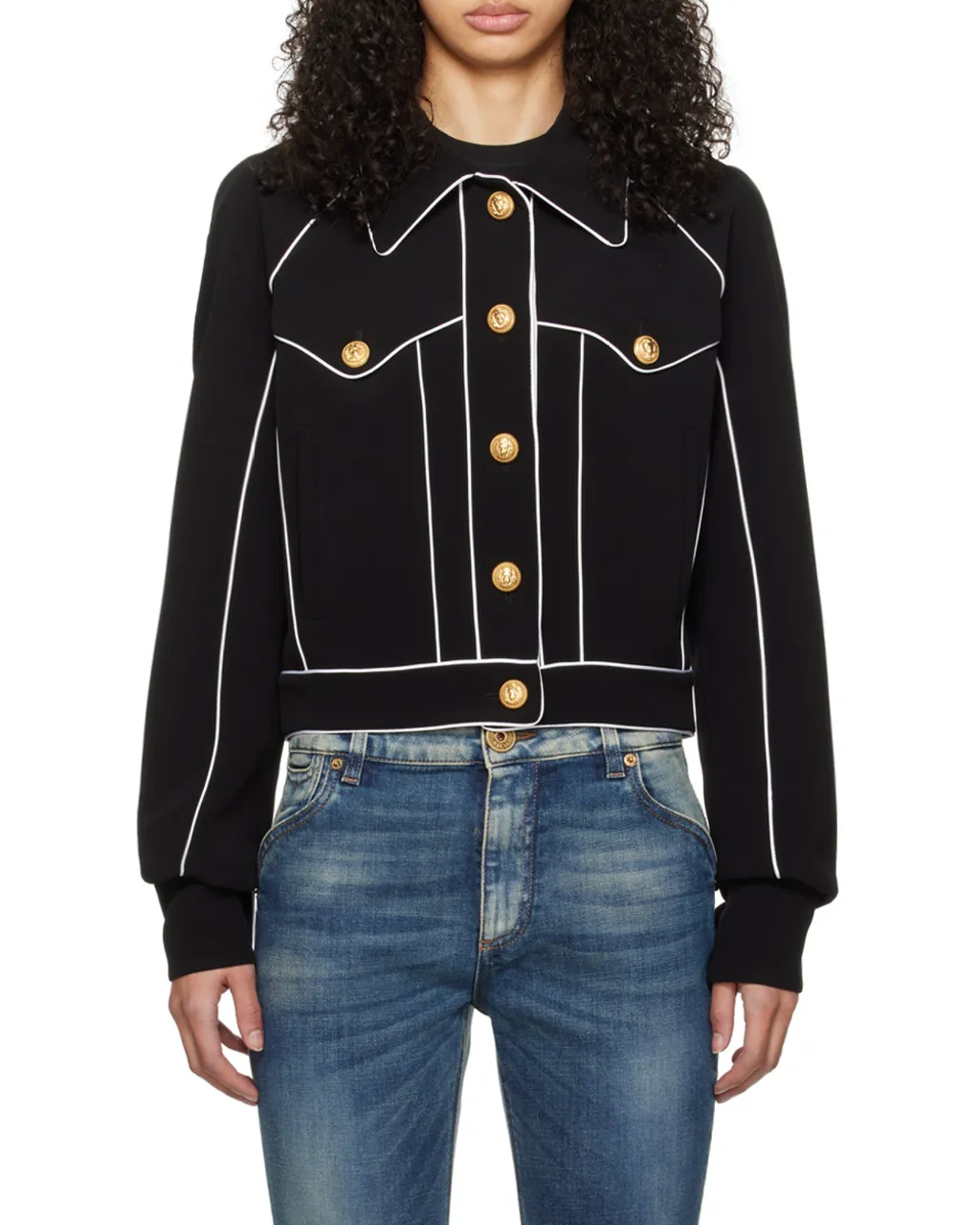 Western Crepe Jacket