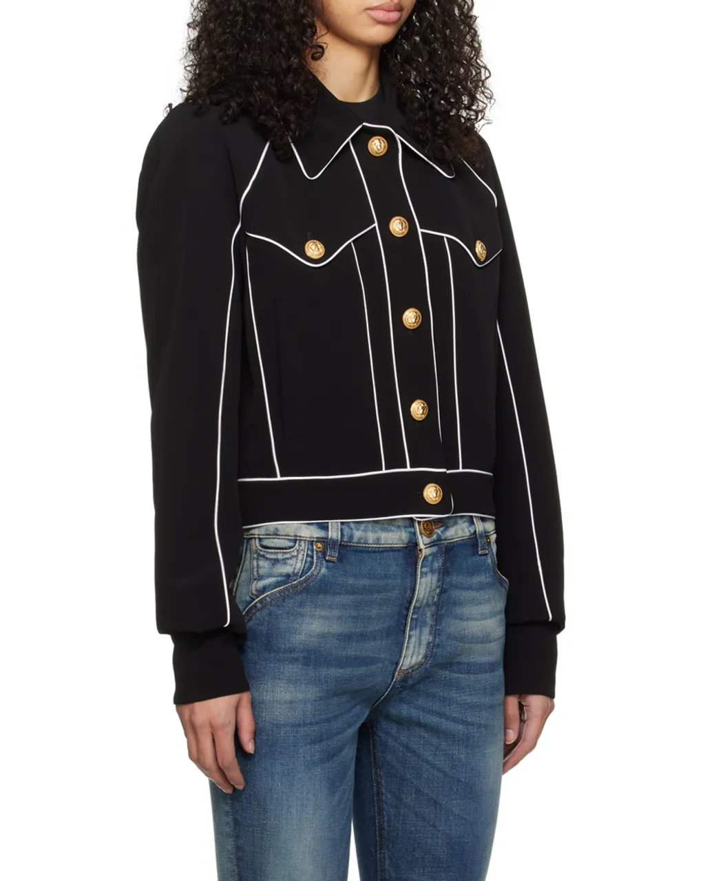 Western Crepe Jacket