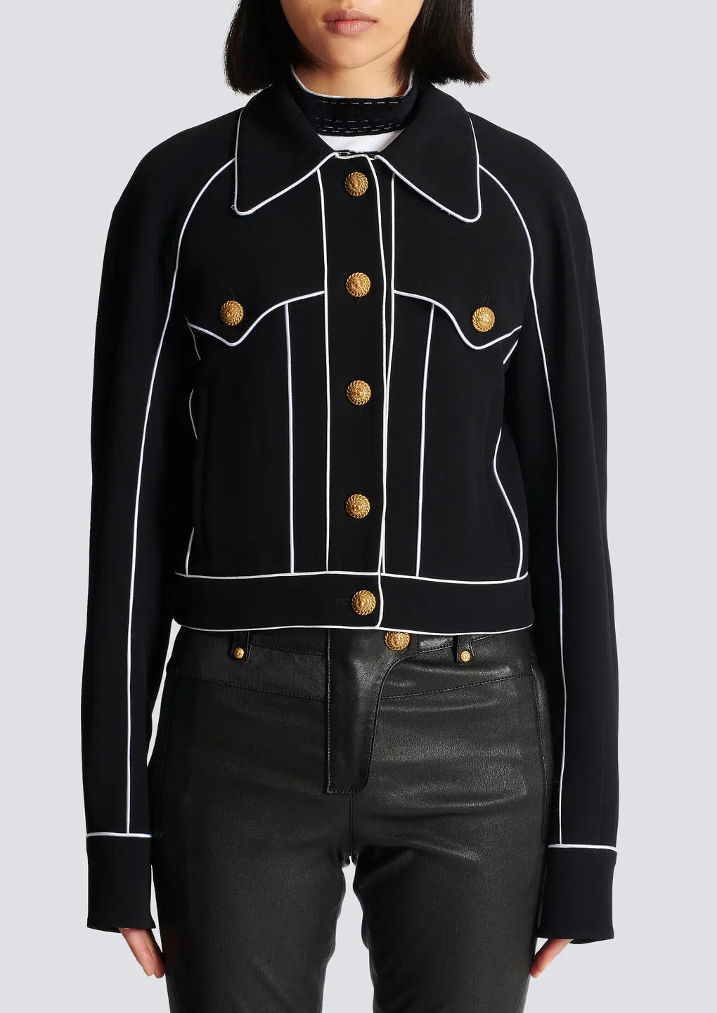 Western Crepe Jacket