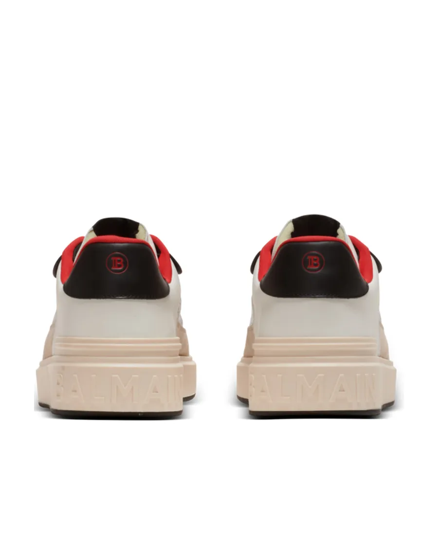 B-Court Flip Snakeskin-Effect Leather And Suede Trainers