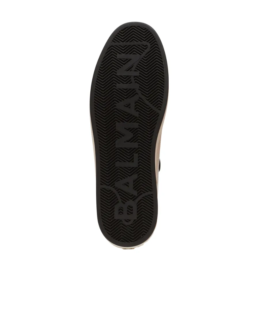 B-Court Flip Snakeskin-Effect Leather And Suede Trainers
