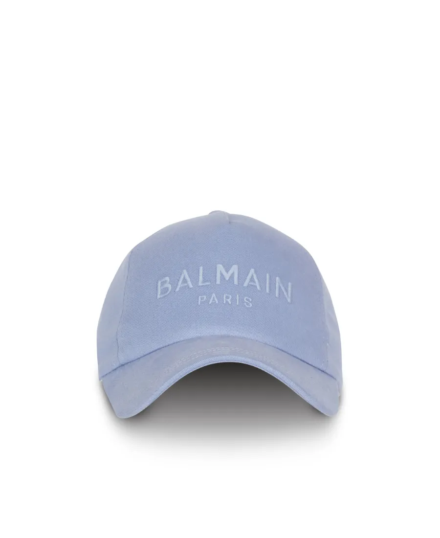 Balmain Logo Embroidered Curved-Peak Baseball Cap