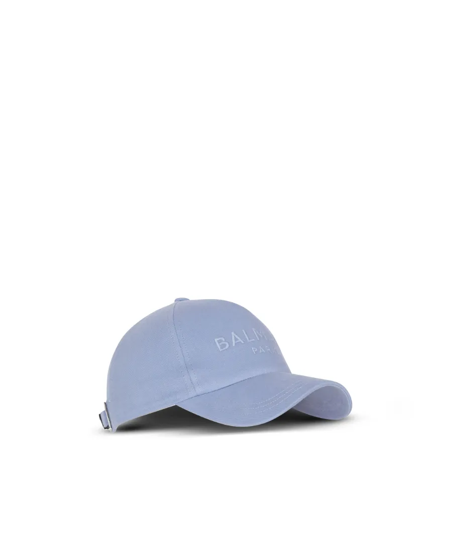 Balmain Logo Embroidered Curved-Peak Baseball Cap