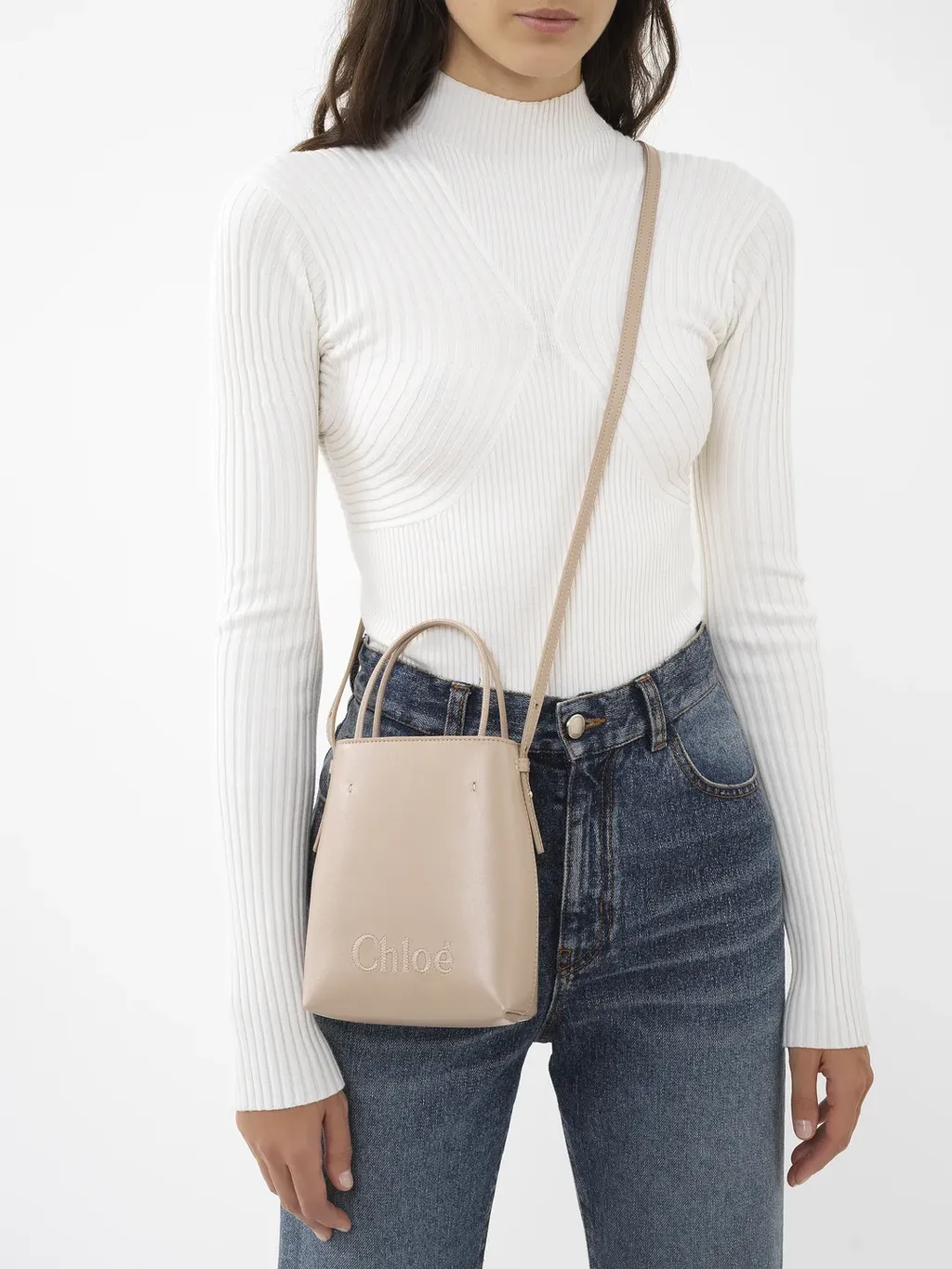 Chloé Sense Micro Tote Bag