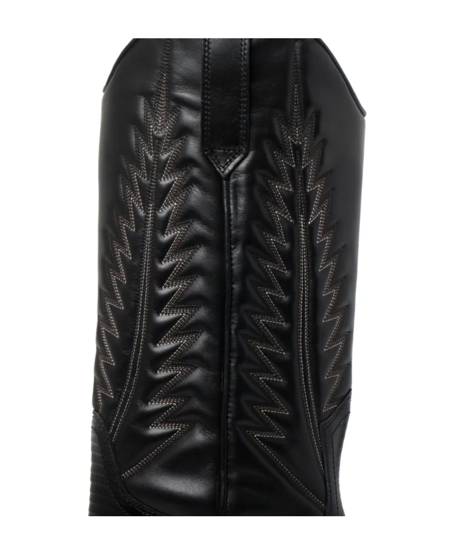Thick High-Heeled Boots