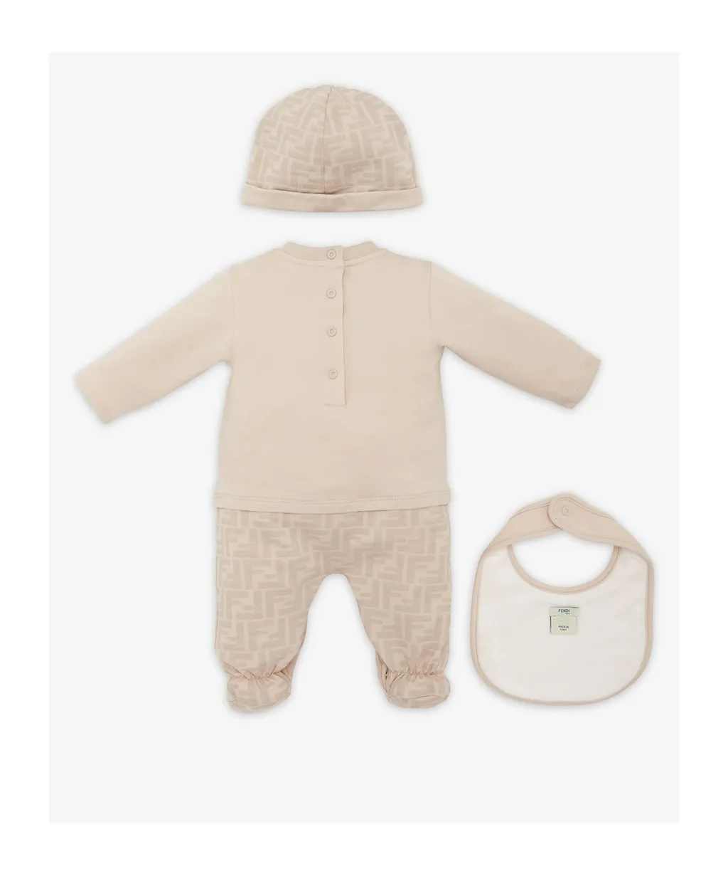 Fendi Kids Logo Printed Baby Set