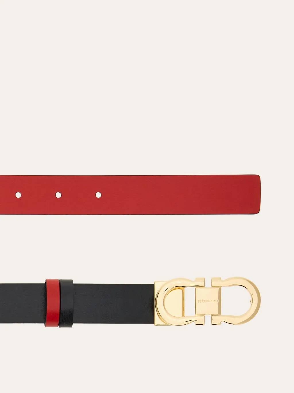 Double-Sided Gancini Belt